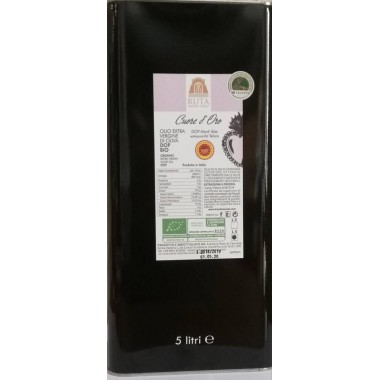 Olio Extravergine d'oliva "DONNA VALERIA"  Organic 5 l. -  Frantoio Ruta