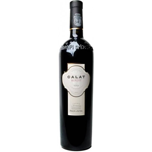 Feudo principe di Butera - Calat merlot I.G.T Sicilia - Magnum in cassa di legno 